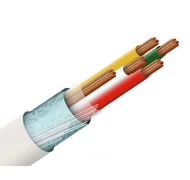 4x0.22mm árnyékolt sodrott réz kábel 4x0.22mm árnyékolt sodrott réz kábel